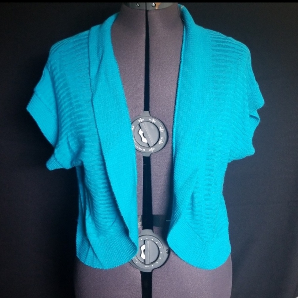 Blue crop sweater
